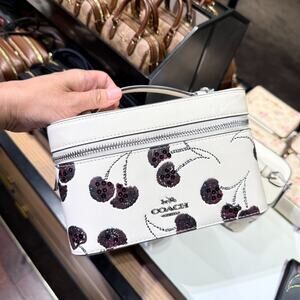 Coach CDC13 Cosmetic Case With Cherry Print